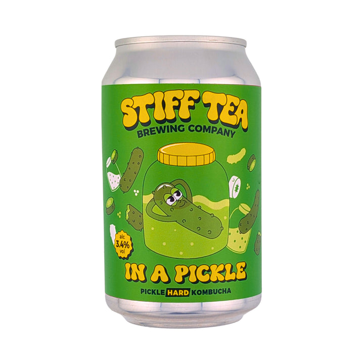 In A Pickle, Gherkin & Cucumber Hard Kombucha, 3.4% ABV